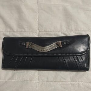 Vintage Juicy Couture Black Leather Wallet
